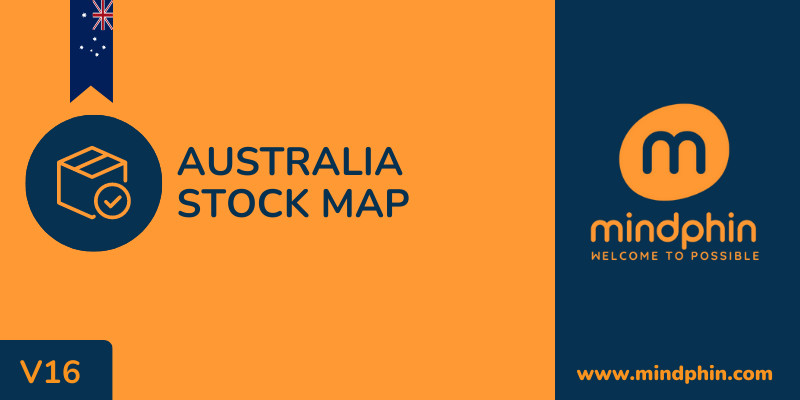 Australia Stock Map