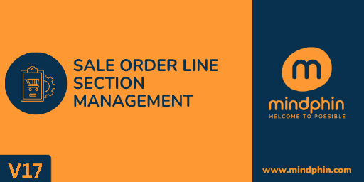 Sale Order Line Section Management